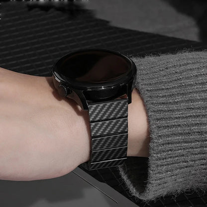 Carbon Fibre Bracelet for Smasung Galaxy Watch Ultra 47Mm Band Bracelet for Samsung Watch 7 6 5 4 40Mm 44Mm 47Mm Wristband