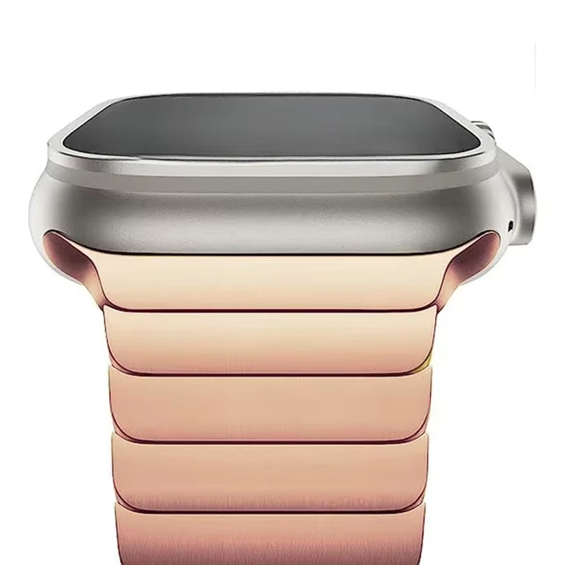 Titanium Color Band for  Watch Ultra 2 49Mm 10 46Mm 9 8 7 5 4 Se 6 Loop for Iwatch 45Mm 41 42 44Mm Stainless Steel Bracelet